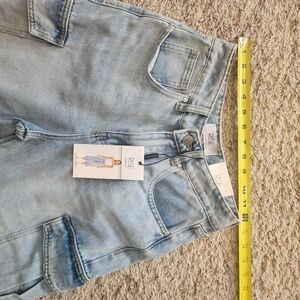 Rose Light Blue Women's Denim Overalls